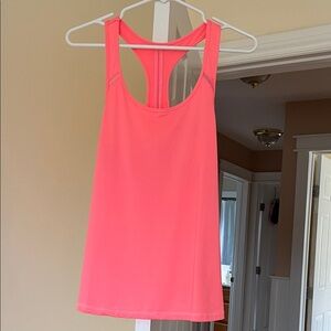 Women’s Neon Pink Racerback Tank Top